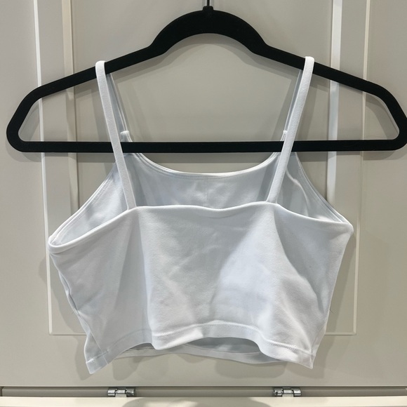Avita White Fitted Crop Camisole - Picture 2 of 4